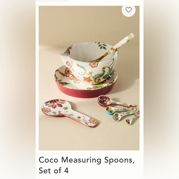 Anthropologie measuri spoons set of 4 - Picture 8 of 9